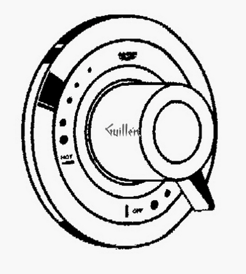 Grohe 19711 Tempra 4000; Pressure Balance Valve Trim Set Lever handle For use with pressure