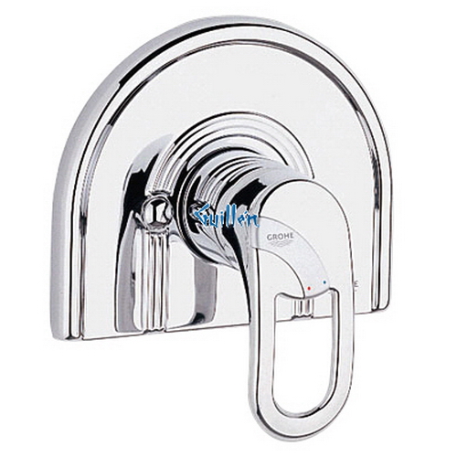 Grohe 19713 Chiara; Pressure Balance Valve Trim Set Single loop handle 1/2" Inletsx1/2" OutletsStops