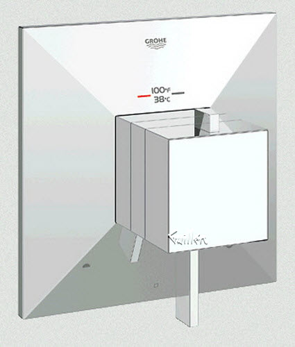 Grohe 19794; Allure Brilliant; thermostatic THM trim rapido bath us
