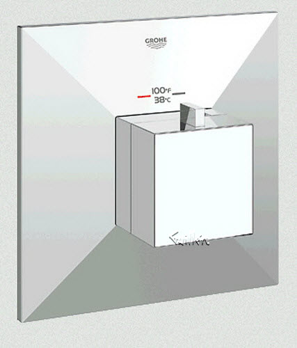 Grohe 19795; Allure Brilliant; thermostatic THM rapido centerset us