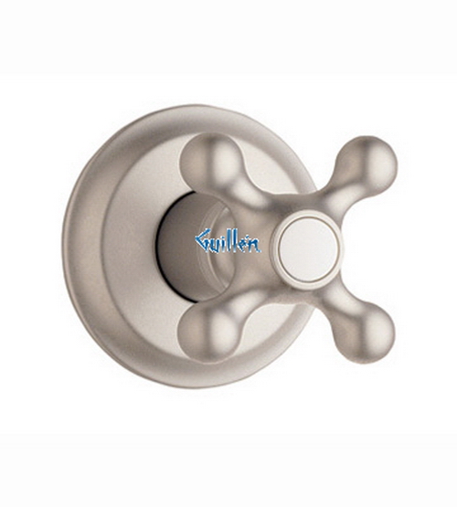 Grohe 19827AV0; Seabury; Volume control trim with cross handle; in Satin Nickel; Discontinued Product