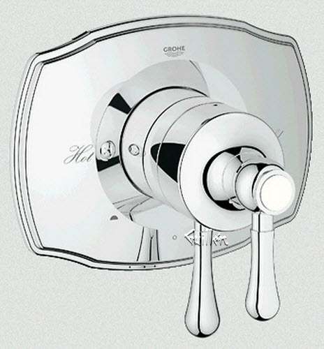 Grohe 19844; GrohFlex; authentic PBV pressure balance trim kit #2 dual function