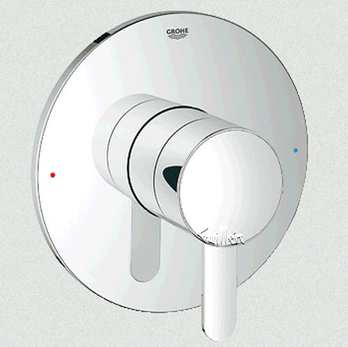 Grohe 19880; Europlus; GrohFlex Cosmoplitan PBV pressure balance trim kit #1