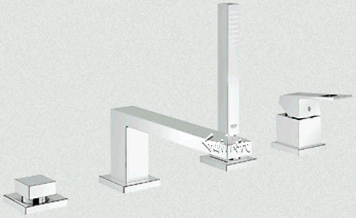 Grohe 19897; Eurocube; single handle trimset bath 4 hole