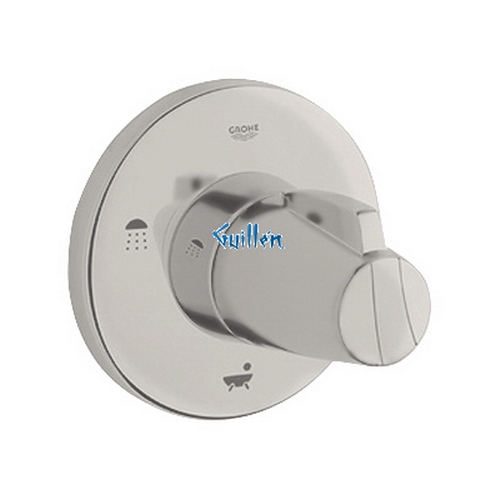 Grohe 19909AV0; Chiara Neu; 5-port diverter trim; in Satin Nickel; Discontinued Product