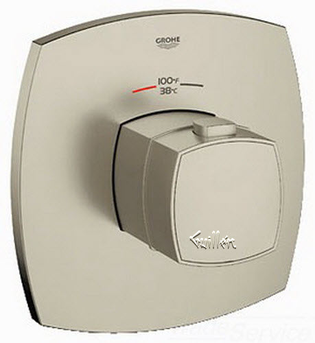 Grohe 19940EN0; Grandera; THM thermostatic trim set central / multiple us; in Brushed Nickel
