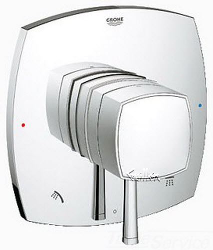 Grohe 19946000; Grandera; PBV pressure balance valve trim set shower us; in Chrome
