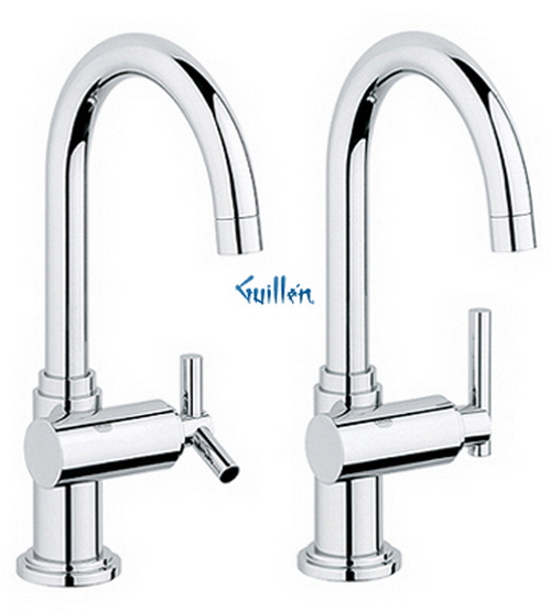 Grohe 20074 Atrio; High Profile Pillar Faucet; Sold Less Handles