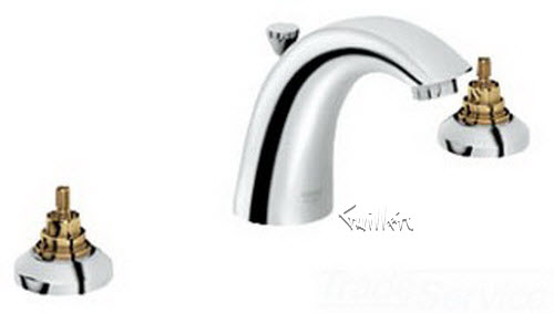 Grohe 20121 Arden; Lavatory Wideset; Sold Less Handles