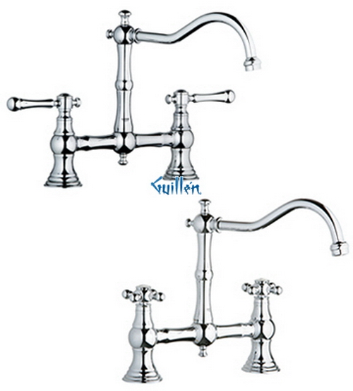 Grohe 20128 Bridgeford; High Profile with Dual Handle; Sold Less Handles
