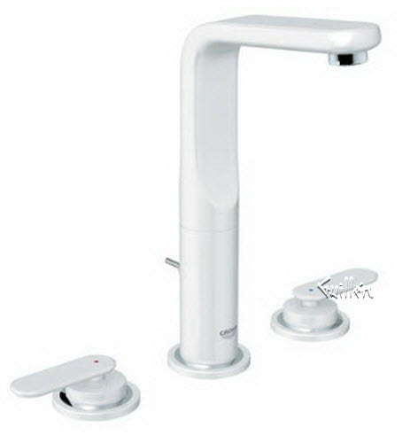 Grohe 20182LS0; Veris; Veris 2hdl basin 3-hole US; in White ; Discontinued Product