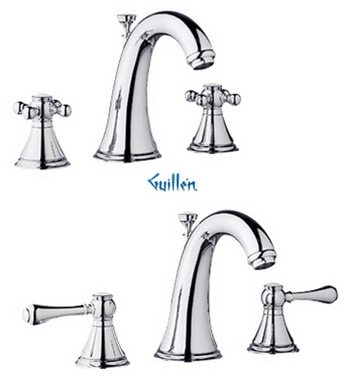 Grohe 20801 Geneva; Low Spout Lavatory Wideset; Sold Less Handles