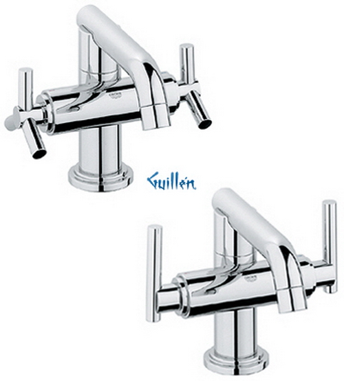 Grohe 21031 Atrio; Low Spout Lavatory Centerset; Sold Less Handles