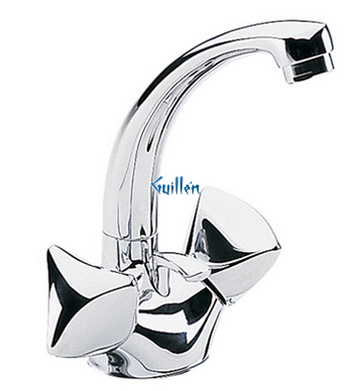 Grohe 21184 Classic; Two-Handle Lavatory Centerset TDL brass handles