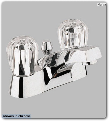 Grohe 21808 ; 4" Centerset Two-Handle Lavatory Centerset Diamond handles (06705)