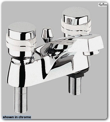 Grohe 21879 ; 4" Centerset Two-Handle Lavatory Centerset Supra handles (45354-IL" 45355-IL)