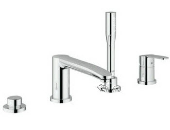 Grohe 23048002; Eurostyle; cosmopolitan single lever handle bath 4 hole; in Chrome; Discontinued Product