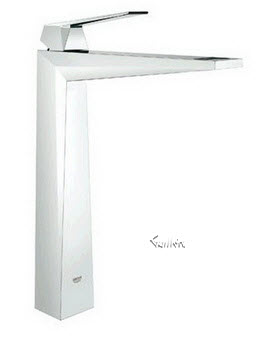 Grohe 23115000; Allure Brilliant; single lever handle vessel deck mount faucet us; in Chrome; Discontinued Product
