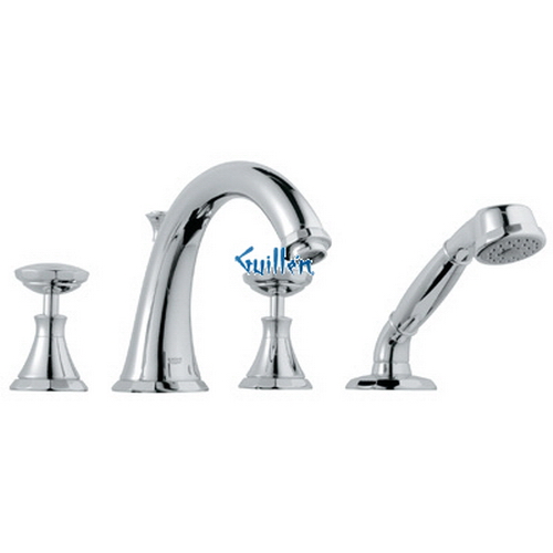 Grohe 25073 Kensington; Roman tub filler with Handheld shower head; Sold Less Handles