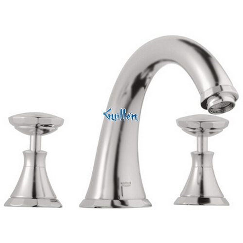 Grohe 25074EN0; Kensington; Roman tub filler; Sold Less Handles; in Infinity Brushed Nickel; Discontinued Product