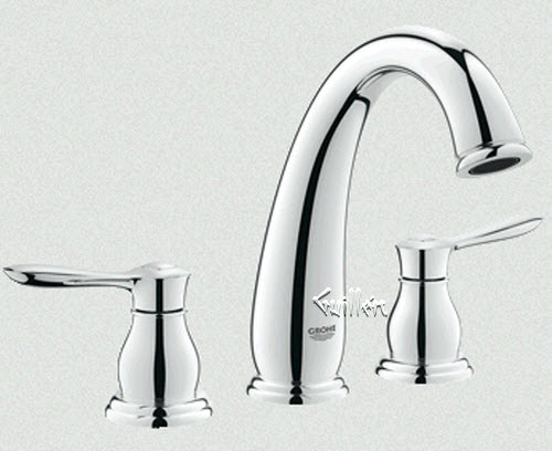 Grohe 25152000; Parkfield; 2 lever handle bath 3 hole us; in Chrome; Discontinued Product