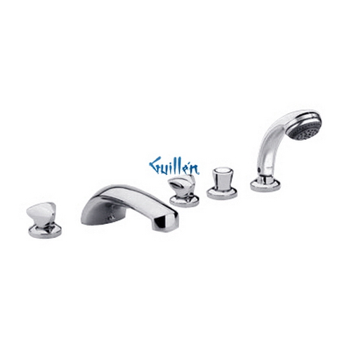 Grohe 25582 Classic; Low Profile Roman Tub Filler Adjustable personal hand shower 3/4" valves