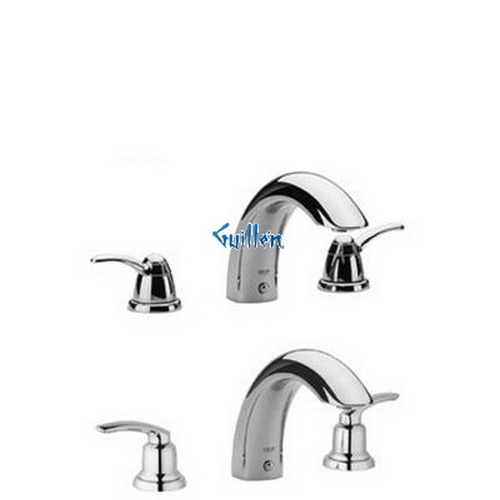 Grohe 25596RR0 Talia 3-hole roman tub valve Velour Chrome - Discontinued Product!