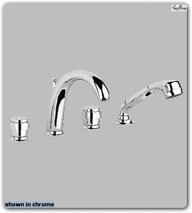 Grohe 25660 Kira; Roman Tub Filler w/Hand Shower 5 1/4" (135mm) diverter spout Less Handles