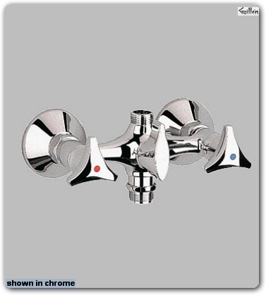 Grohe 26752 ; Two-Handle Wall Mount Top and bottom outlets Built-in diverter