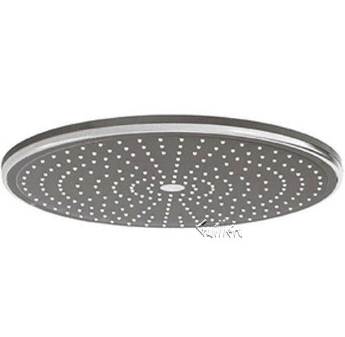 Grohe 27204KS0; GROHE Ondus; Grohe Ondus Rainshower Jumbo Shower Head; in Black ; Discontinued Product