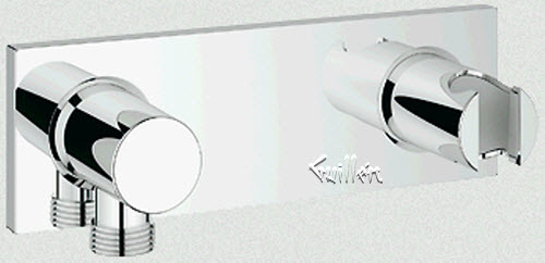 Grohe 27621000; Grohtherm F; wall union; in Chrome