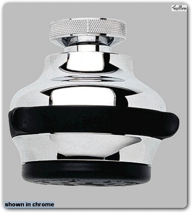 Grohe 28451 Relaxa Relaxa Plus; Champagne Shower Head Two spray patterns 25 gpm at 80 psi (95 lpm)