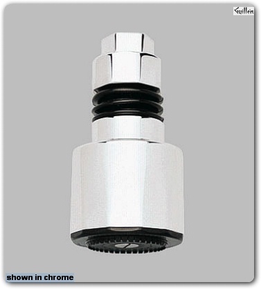 Grohe 28462 Relaxa Relaxa Plus; Deluxe Adjustable Spray Shower Head Adjustable spray pattern 25 gpm at 80 psi (95 lpm)