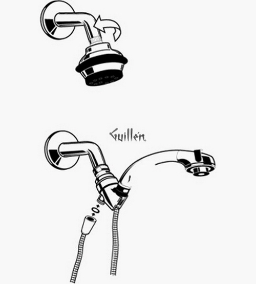Grohe 28464 ; Shower arm hand shower holder