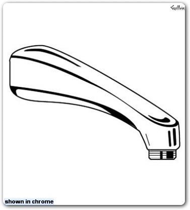 Grohe 28467 Relaxa Relaxa Plus; 6 1/2" Shower Arm Cast brass 1/2" male threads