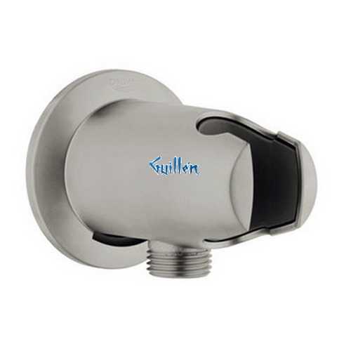 Grohe 28484AV0; ; Wall union withhandheld shower head holder; inSatin Nickel; Discontinued Product