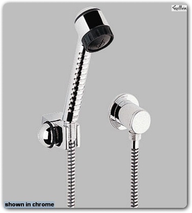 Grohe 28684 Eurotrend; Adjustable Hand Shower Set 1/2" NPT female threads on wall union Adjustable wall mount holder
