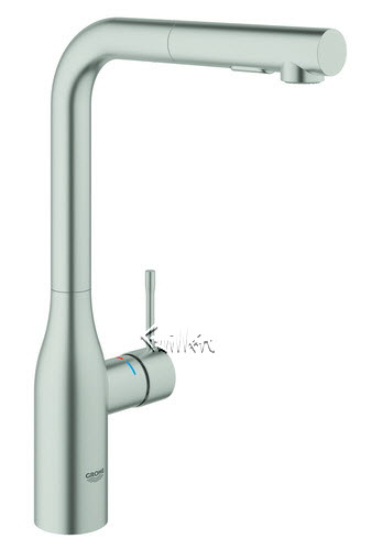 Grohe 30271DC0; Essence New; OHM sink L-spout spray; in Super Steel