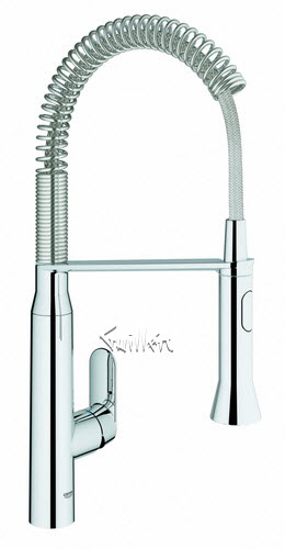 Grohe 30314000; K7; Foot control profi-spray med US; in Chrome; Discontinued Product