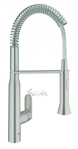 Grohe 30314DC0; K7; Foot control profi-spray med US; in Super Steel; Discontinued Product