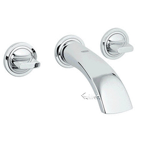 Grohe 31049000; GROHE Ondus; Grohe Ondus Wall Mount Vessel 3-Hole M; in Chrome; Discontinued Product