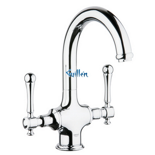 Grohe 31055 Bridgeford; High Profile Dual Handle Bar Faucet; Sold Less Handles