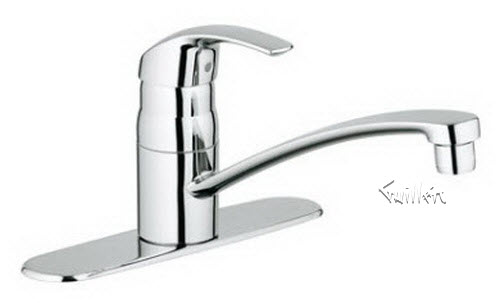 Grohe 31133001 Eurosmart; Kitchen Swivel Spout ; in Starlight Chrome; Discontinued Product