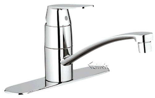 Grohe 31322000; Eurosmart; cosmopolitan single lever handle kitchen faucet sink side sprayerus; in Chrome; Discontinued Product