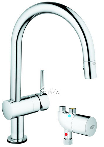 Grohe 31392000; Minta; Minta Touch eltr. sink pull-out spray US; in Chrome; Discontinued Product - Use Grohe 31359001