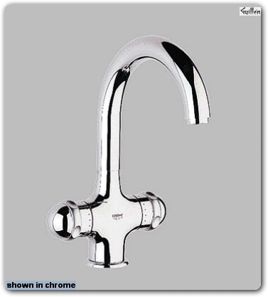 Grohe 31403 Sentosa; Two-Handle Kitchen Centerset braided flexible supplies 180 Carbodur