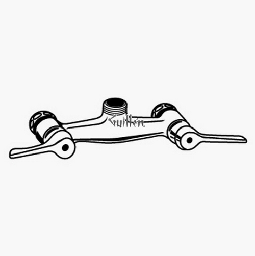 Grohe 31417 Classic; Two-handle Wall Mount Faucet