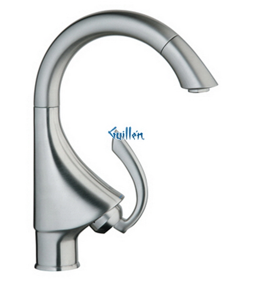 Grohe 32074SD0; K4; High ProfilePull Down single spray kitchenfaucet; in Stainless Steel; Discontinued Product