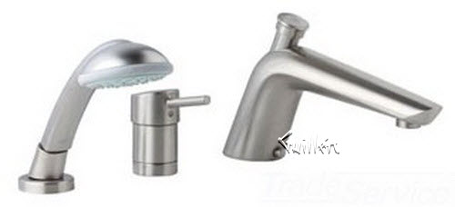 Grohe 32232EN0; Essence; OHM bath 3-hole US; in Brushed Nickel; Discontinued Product