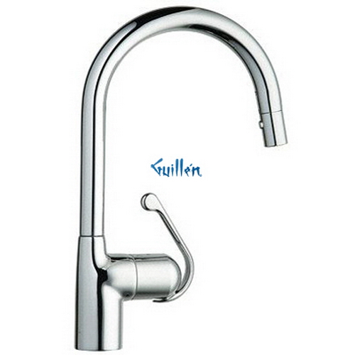 Grohe 3224400E; LadyLux Pro; High Profile Pull Down dual spray kitchen faucet; in Chrome; Discontinued Product